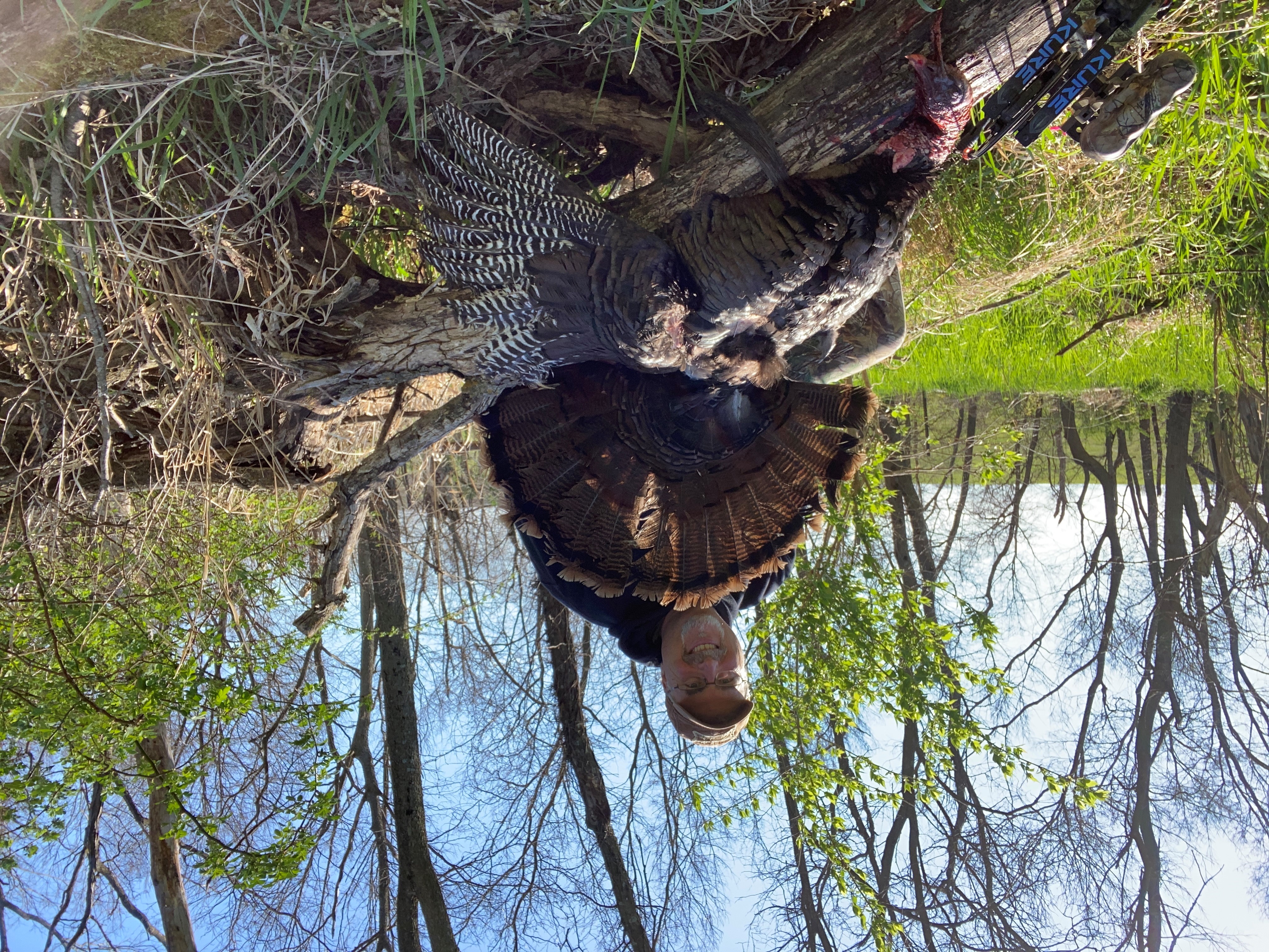 Outdoors Dan Young with an Impressive Turkey